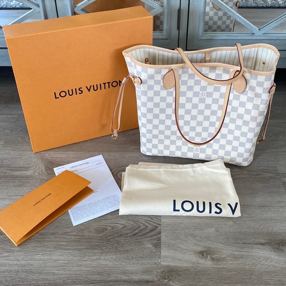 Louis Vuitton Damier Azur Neverfull MM